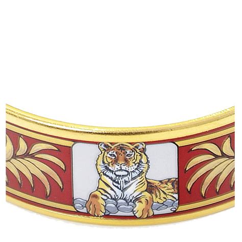 hermes tiger bracelet|hermes enamel h bracelet instructions.